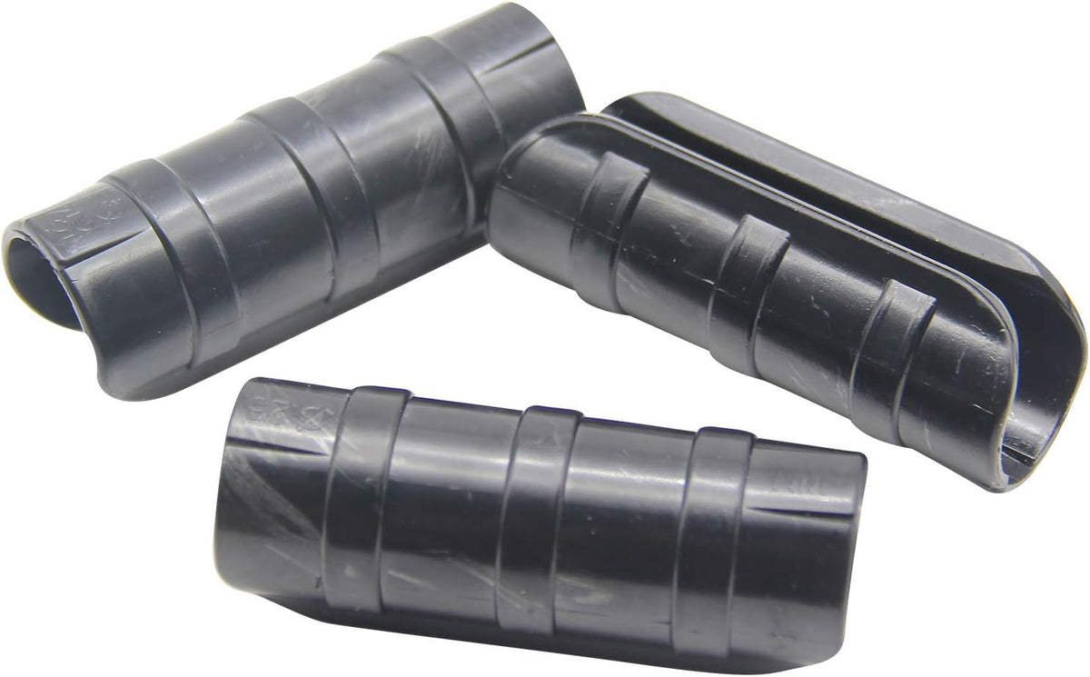 Garden Greenhouse Clips Pack of 10, Black, Outer Diameter 0.94-1.02in, ABS+PC Material