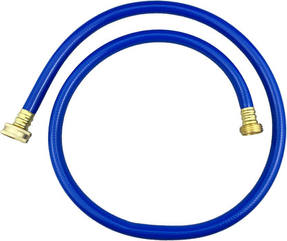 PVC Garden Hose 1/2 Inch Green Heavy Duty Water Hose with Solid Brass Fittings,No Leaking