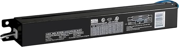 OHLECTRIC Replacement for Keystone KTEB-232-UV-IS-N-P 2 Lamp T8 Electronic Fluorescent Ballast with