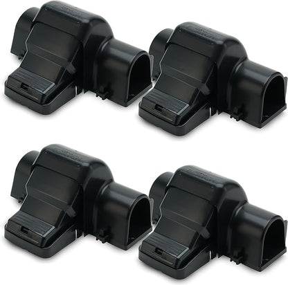 Rat Traps Indoor and Outdoor - 4 Pack Dual-Entry Large Rat Trap Outdoor and Indoor for Home, Garden