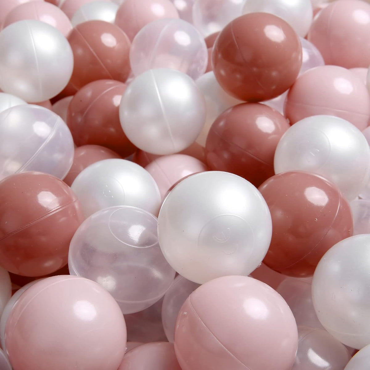 TRENDPLAY Plastic Balls for Ball Pits 2.2 Inch, Pack of 50 100 200 500 Hollow Balls, Perfect for
