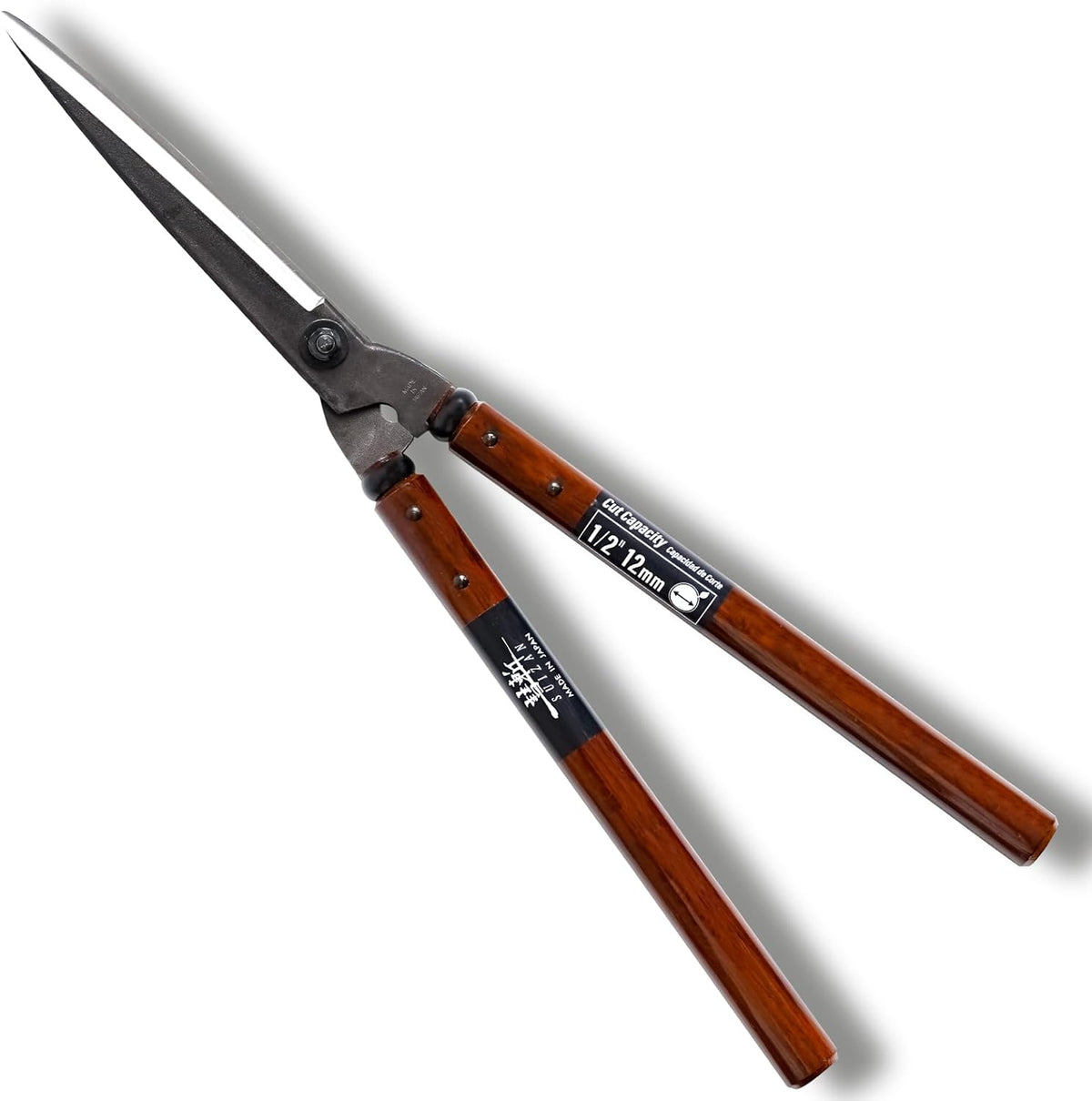 SUIZAN Hedge Shears 22.6" - Professional Japanese Garden Clippers for Precise Trimming Gardening