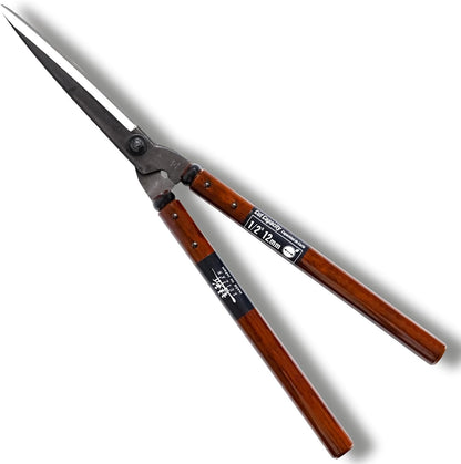 SUIZAN Hedge Shears 22.6" - Professional Japanese Garden Clippers for Precise Trimming Gardening