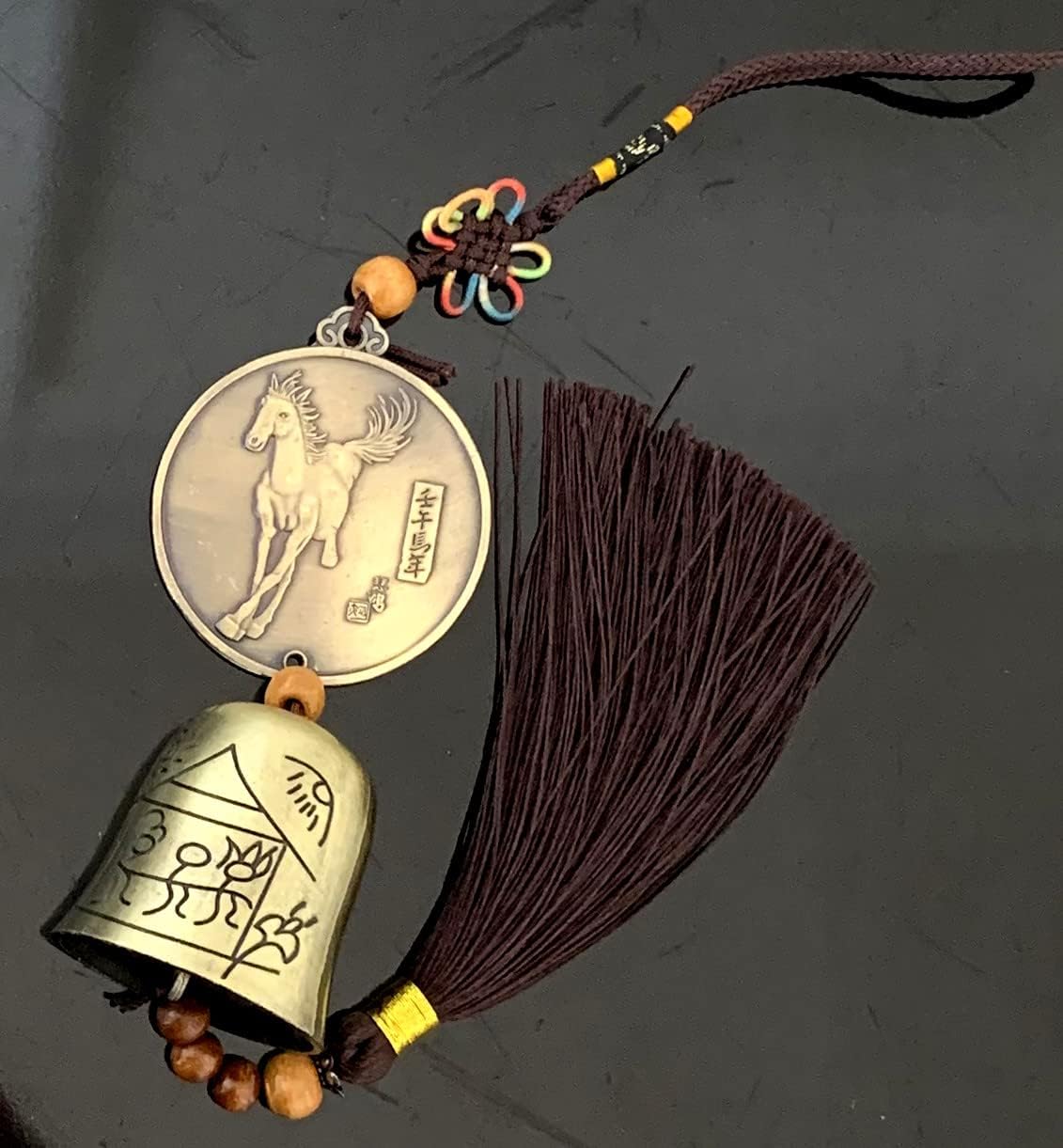 Traditional Lucky Feng Shui Wind Chime Bell Hanging Ornament Decoration for Protection Success