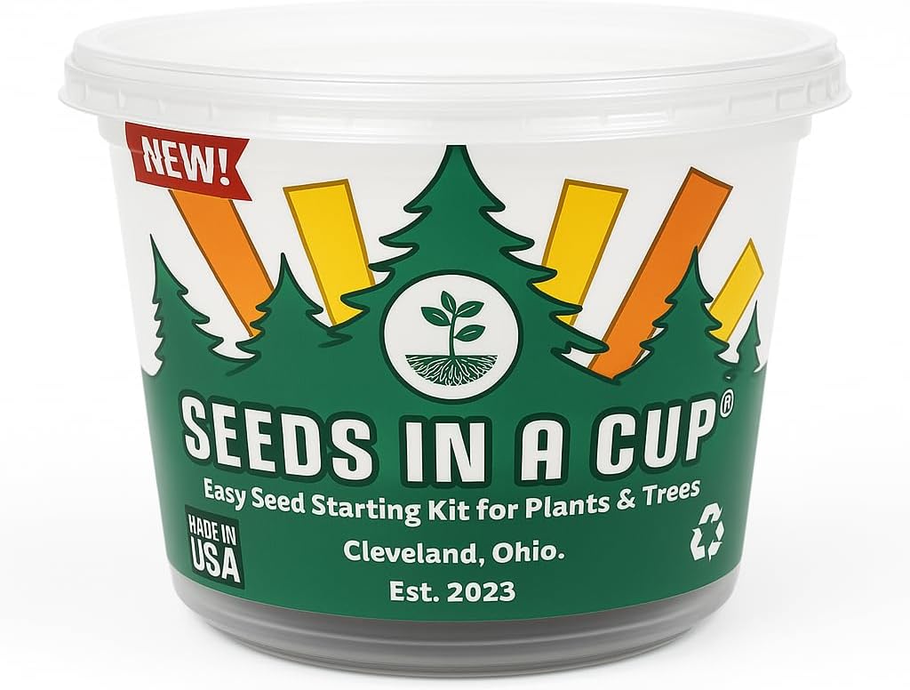 Wisteria Plant Grow Kit Indoor/Outdoor Starter Kit for Educational Growing | Great Gift Idea with