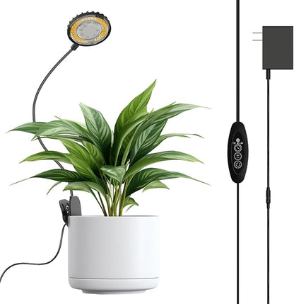 Grow Lights for Indoor Plants, Full Spectrum Plant Grow Lights, 4000K Pot Clip LED Plant Lamps for