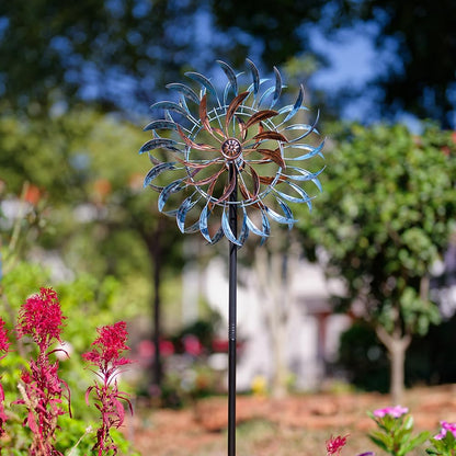 VEWOGARDEN Large Wind Spinners Outdoor, Metal Wind Sculptures & Spinners 360 Degrees Kinetic Wind
