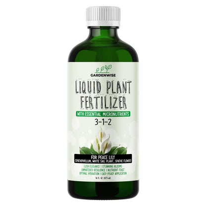 Peace Lily Fertilizer: 3-1-2 Liquid Fertilizer with Essential Micronutrients - The Ultimate Food