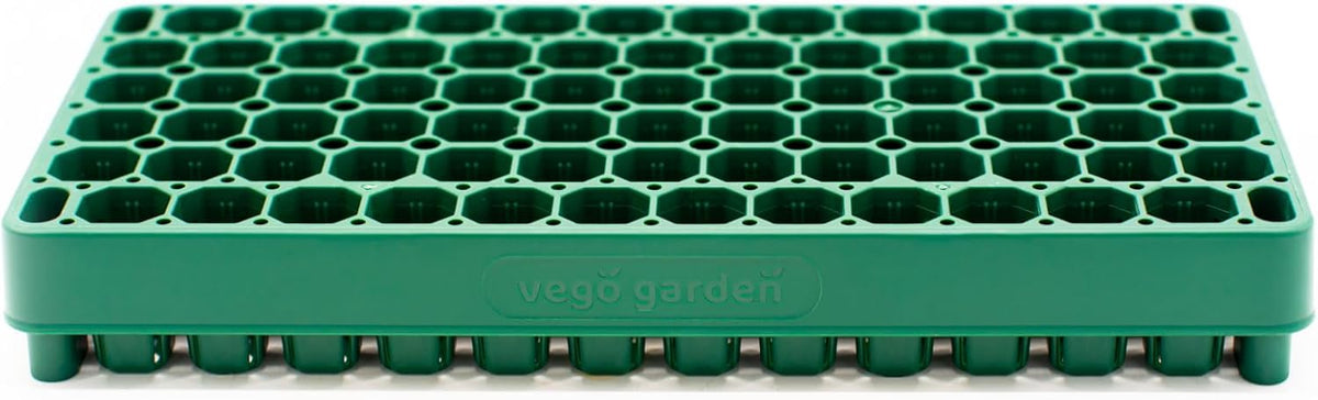 Vego garden 10" x 20" 76 Cells Seed Starter Tray Stackable Seedling Starting Germination Trays for