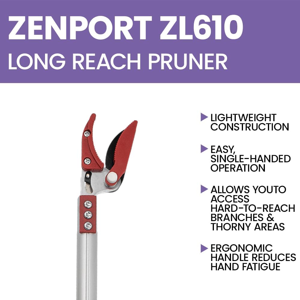Zenport ZL610 Long Reach Pruner, 24-Inch, 620mm