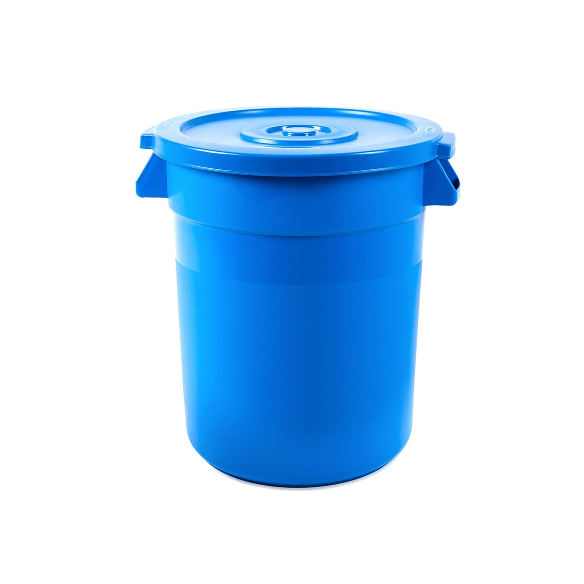 PRO&Family 20 Gallon Trash Can with Lid Round Ingredient Storage Containers Recycling Bin Kitchen