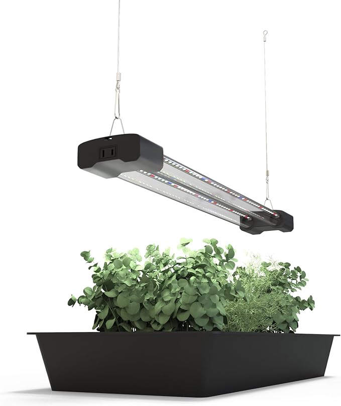DYMOND BoostGro LED Seed Starter Grow Light Full Spectrum Linkable 5000k Daylight + 660nm Red +