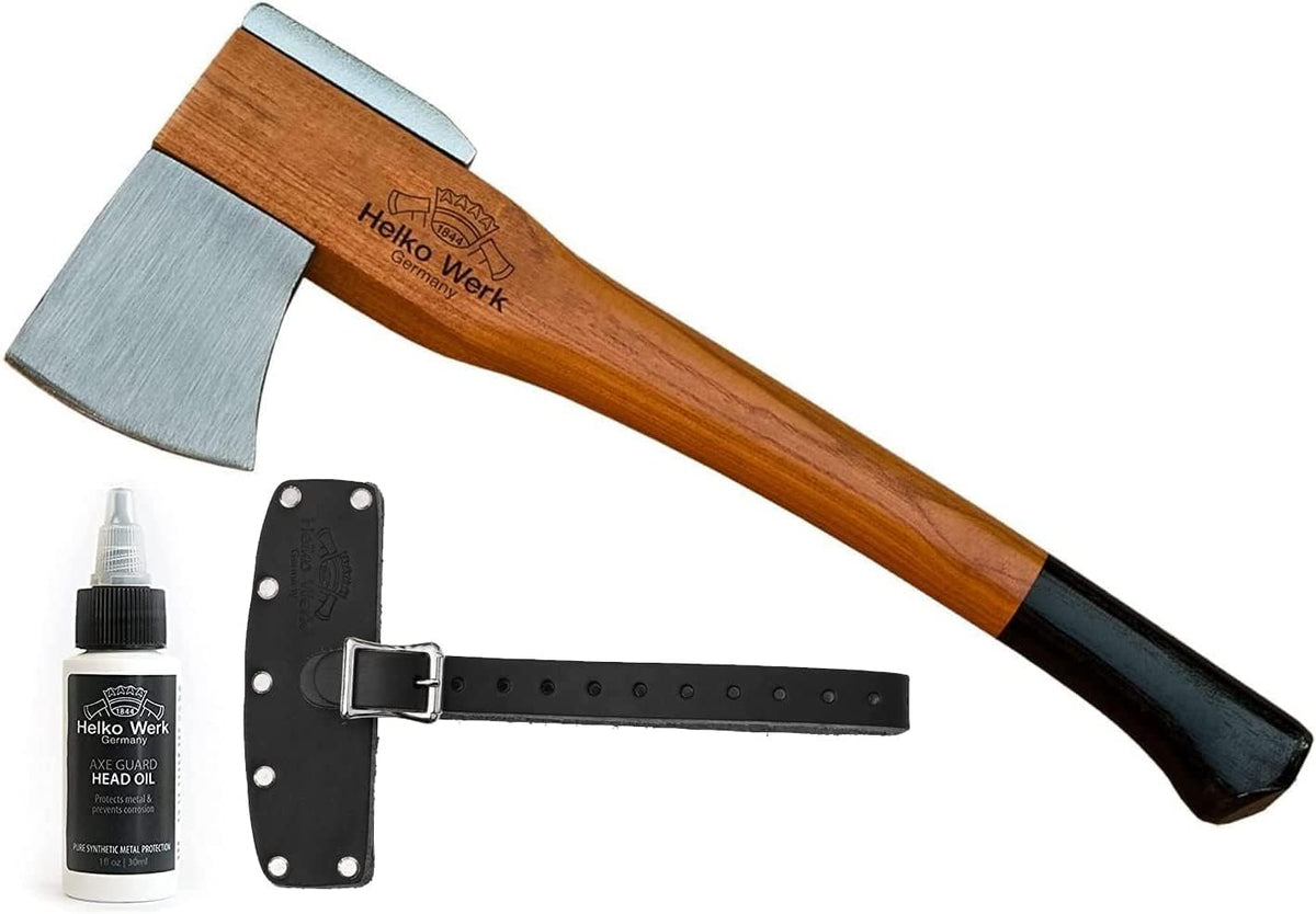 1844 Helko Werk Germany Axe Collection - 5 Vario Axes Set - Heavy Log Splitter, Heavy Universal