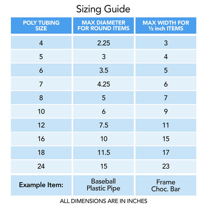 RESILIA Lay Flat Poly Tubing - Food-Grade Polyethylene, Custom Poly Bag Packaging Solution, 18