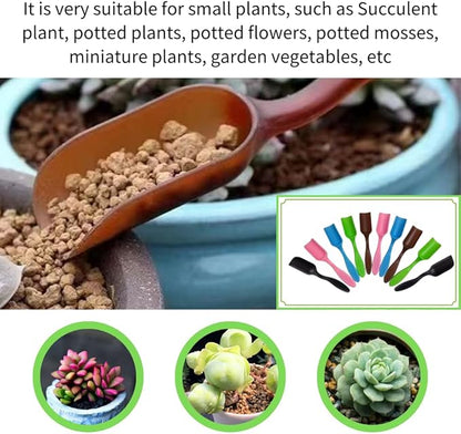 10Pcs NINGDAN Mini Shovel,Plastic Mini Gardening Shovel Spoons Soil Scoops,Cultivation Digging