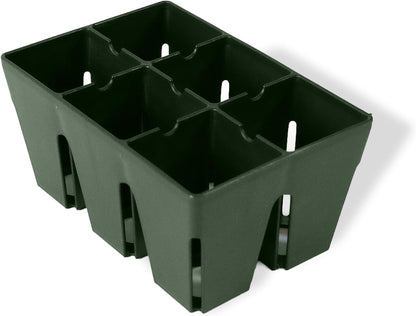 Epic Gardening Reusable Seed Starter Tray - 6 Cell/24 Seedling Starter Trays - Easy Watering