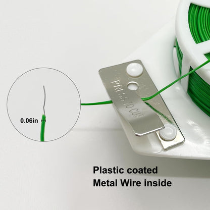 656ft (200m) Twist Ties, Garden Plant Ties with Cutter, Reusable Multifunctional Plant Ties, Fixing
