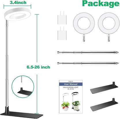 Grow Lights for Indoor Plants,Full Spectrum Plant Lights for Indoor Growing with with 3/9/12H