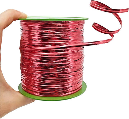 HAHIYO 350Yards/1050Feet/320M Red Metal Twist Ties for Bread Candy Coffee Plant Garden Cellophane