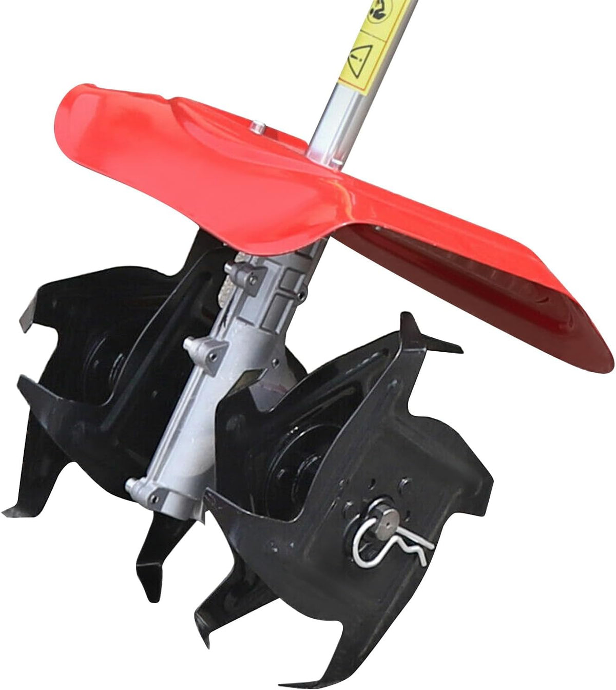 Gas Powered Tiller Cultivator 42.7CC 2-Stroke Handheld Garden Rotary Cultivator Rototiller Cordless