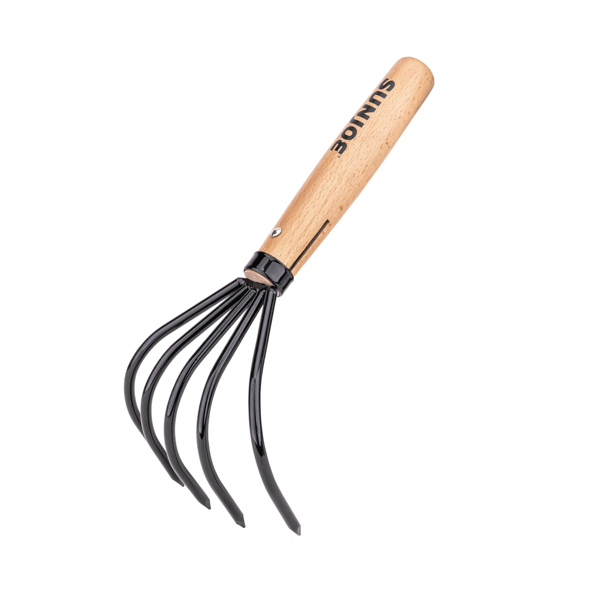 Nisaku by Sun Joe NJP555 Kumade Gohondume 5 Tine Claw Rake and Cultivator 4.75-Inch Width, Japanese