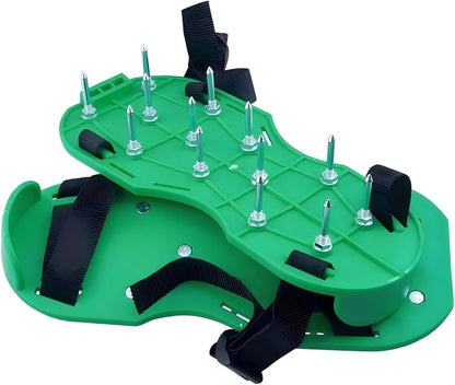 Lawn Aerator Shoes Upgrades Aeration Shoes for Lawn Heavy Strap Spike Shoes for Grass Soil Aerating