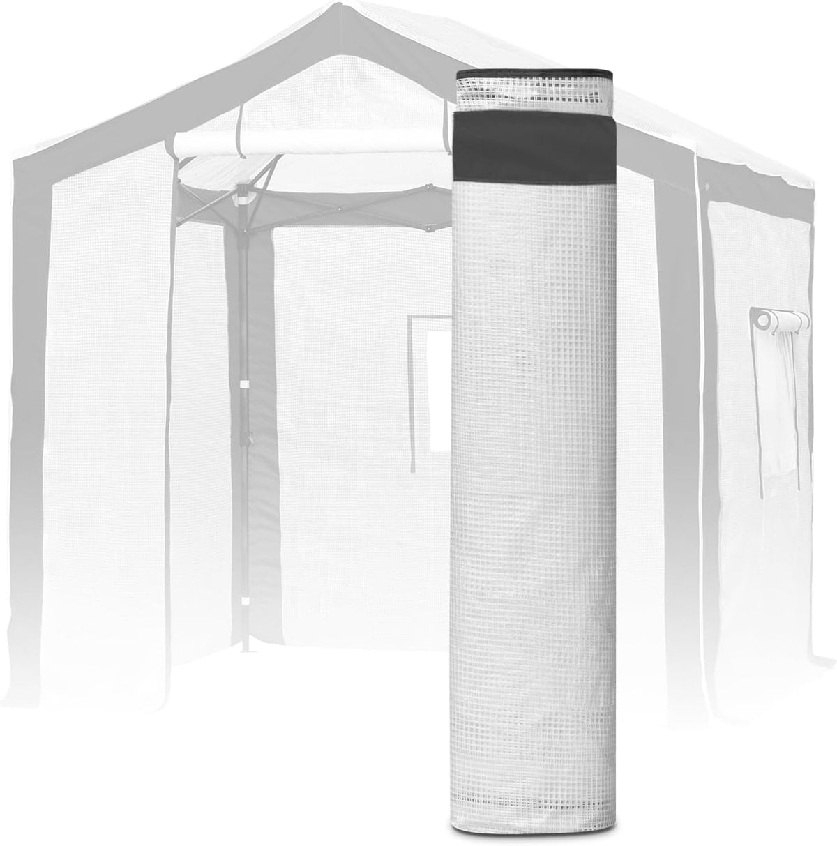 EAGLE PEAK Replacement Cover for 8x6 Portable Pop up Greenhouse with Polyester Reinforced Corners