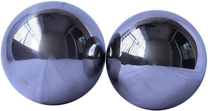 Durable Stainless Steel Gazing Balls Hollow Mirror Globe Floating Reflective Ball Polished Shiny