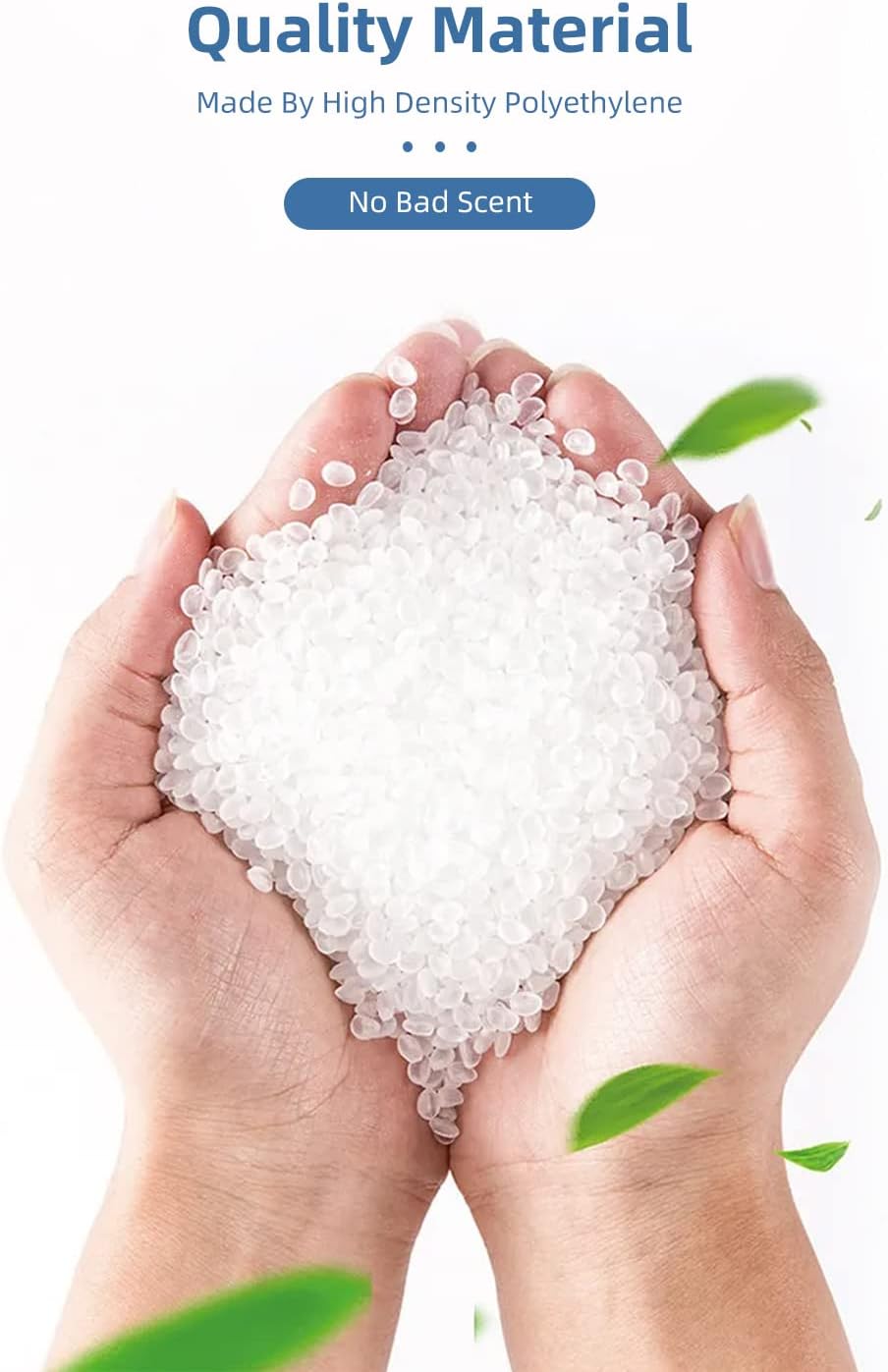Kitchen Trash Bags 13 Gallon, 20 Counts, Flag Garbage Bags with No Flaps and No Ties, 60cm*80cm