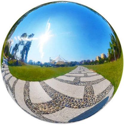 7pcs 4.7in/3.9in/3in/2.5in Diameter Gazing Globe Mirror Ball,Silver Stainless Steel Polished