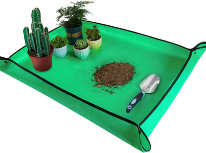 39.5" x 31.5" Large Repotting Mat for Indoor Plants Transplanting Control Mess Table Top Gardener