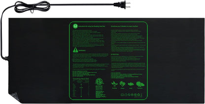 Upgrade 48"x20" Durable Waterproof Seedling Heat Mat with ETL Certified, Warm Hydroponic Heating