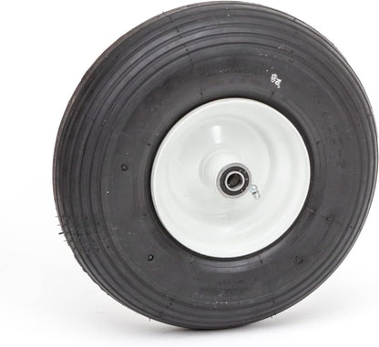Pneumatic Replacement Wheel | 13.6" Tire for Wagon, Nursery Cart, Wheelbarrow | 4.00-6 Wheel Size |