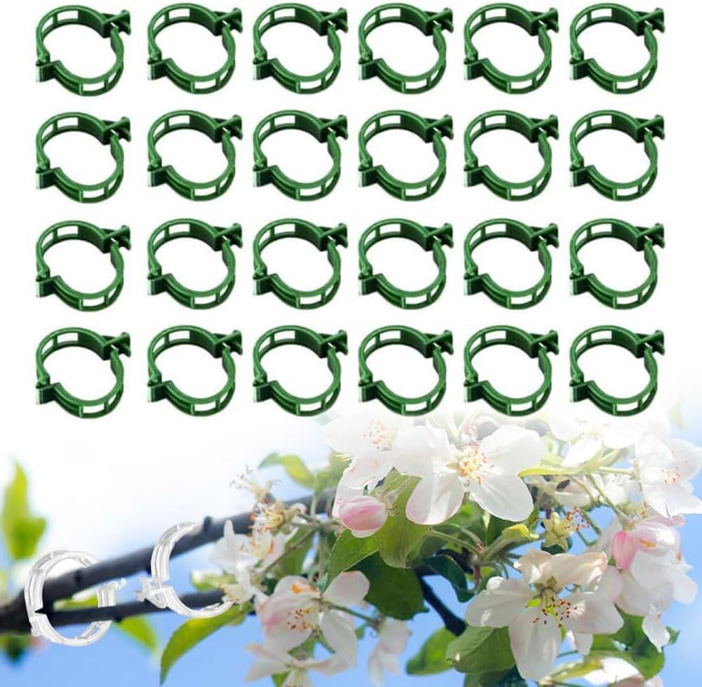 Plant Support Clips, Reusable Garden Clips Plant Holder Clips, Plastic Tomato Vine Grape Clips for