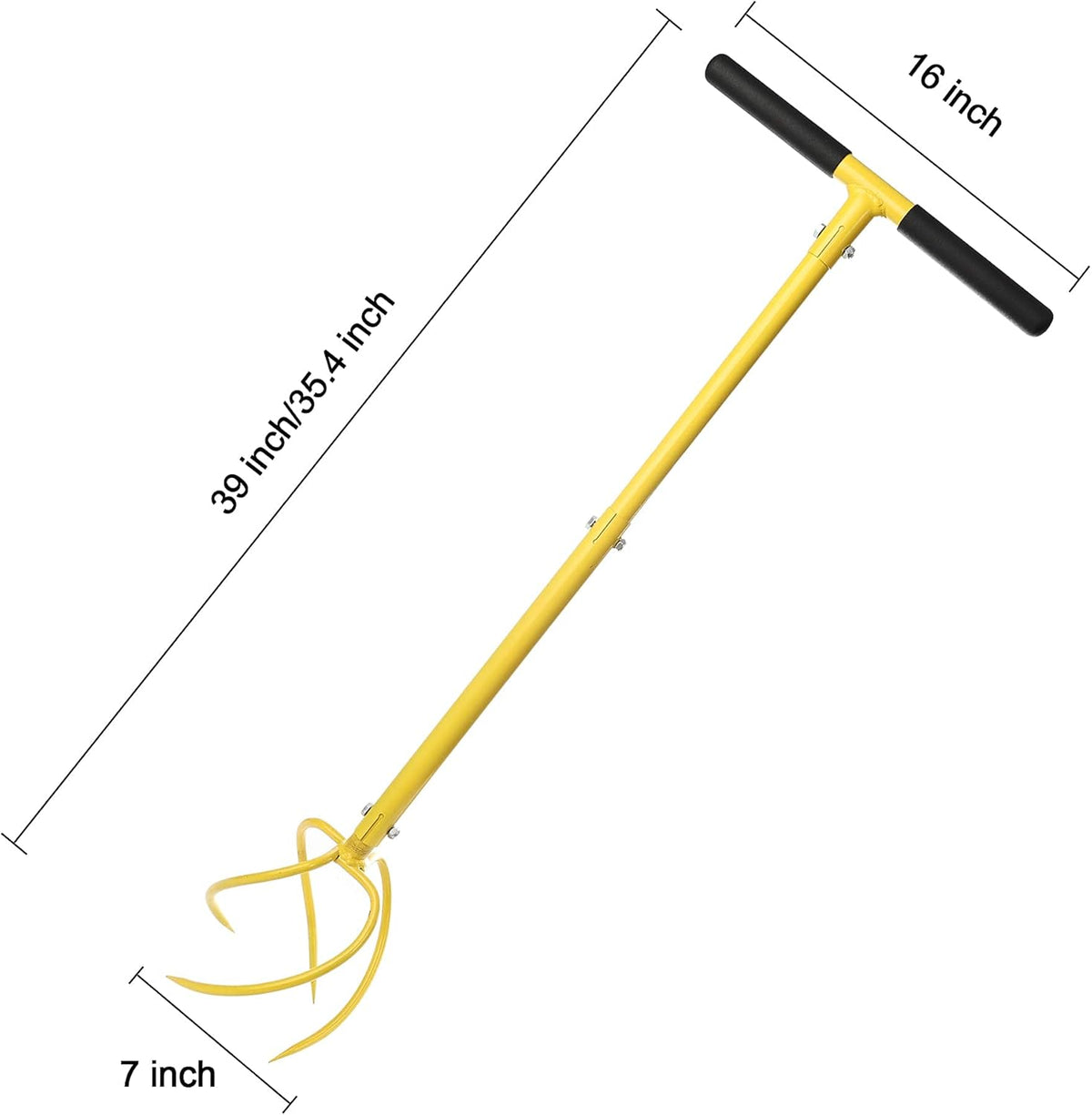 Garden Hand Tiller Garden Claw Twist Tiller Cultivator Tiller Soil Lossener Lawn Aerator Areator