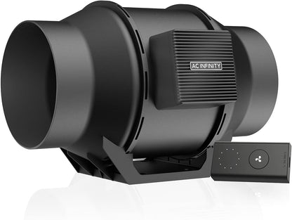 AC Infinity CLOUDLINE A6, Quiet 6” Inline Duct Fan with Speed Controller, EC Motor - Ventilation