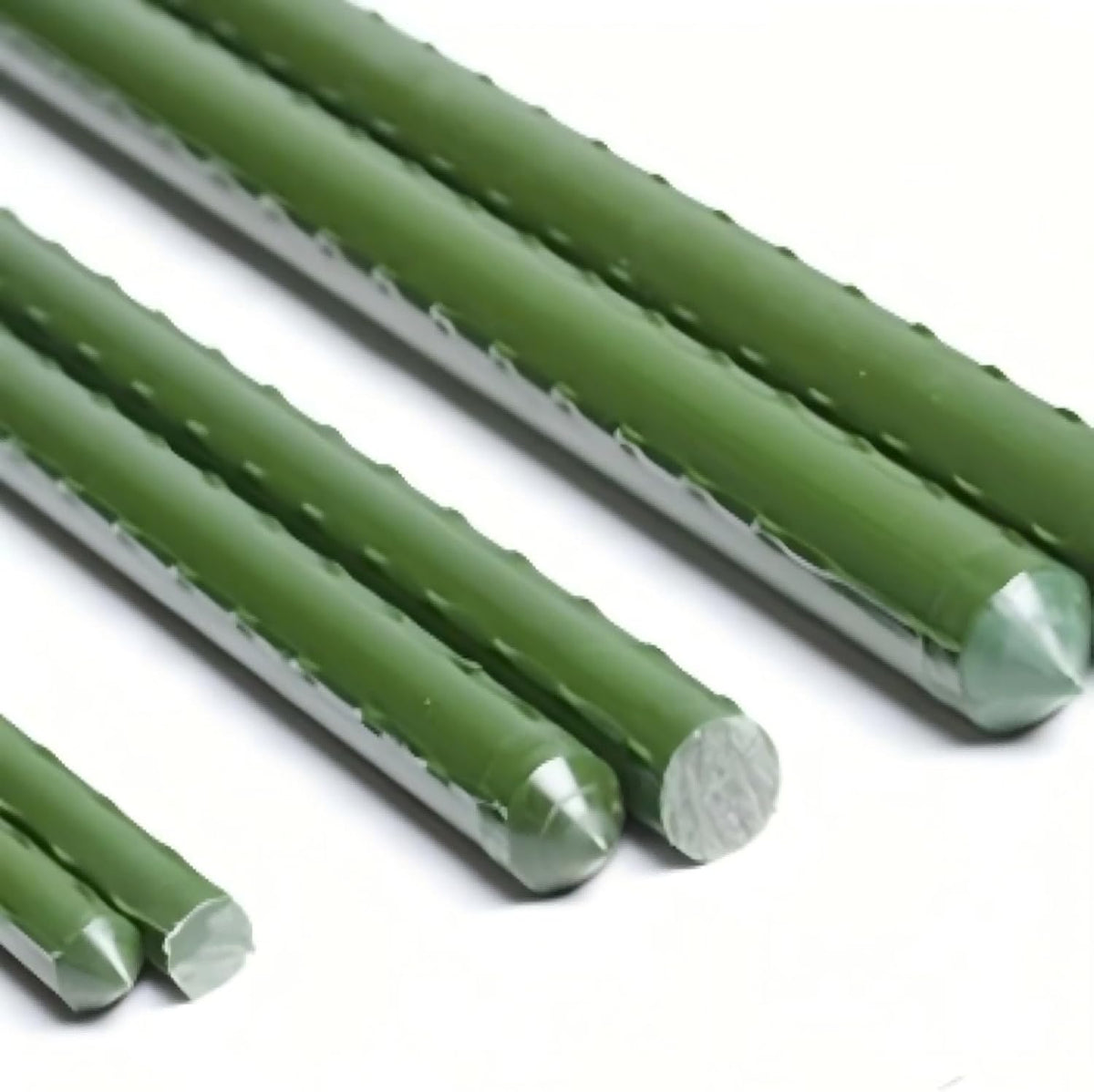 Steel Plant Stakes 4 Feet, Garden Plant Stakes 48 Inch,25 Pack Tomato Stakes for Growing Climbing