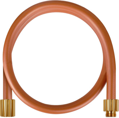 Worth Short Lead-in Hybrid Garden Hose 5/8 in. x 4 ft. -Kink Free, No Leaking, Male/Female Fittings