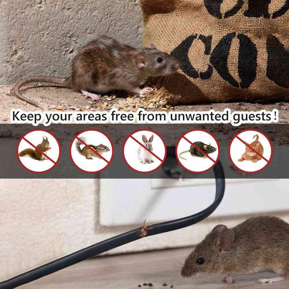 Rodent Repellent Battery Operated Ultrasonic Mouse Repeller for Car Engines Squirrel Pest Repeller