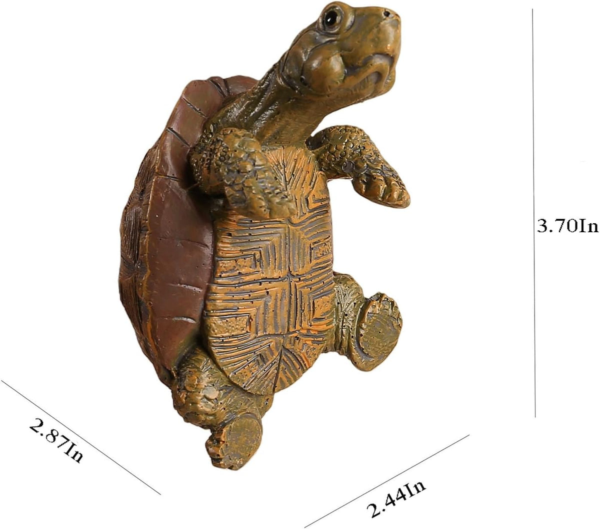 Banax Turtle Flower Pot Hanger, Resin Turtle Figurine, Cute Animal Hanging Resin Turtles Decor