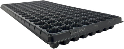 128 Cell Seedling Plastic Nursery Trays, 10 Pack, Thick Durable Germination Plug Trays, 1280 Cells