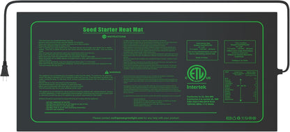 iPower Seedling Heat Mat Waterproof Durable Germination Station Warm Hydroponic Pad for Indoor Home