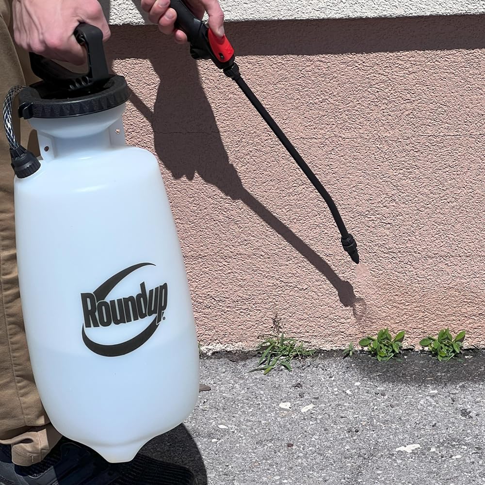 Roundup 190260 2-Gallon Lawn and Garden Sprayer for Controlling Insects and Weeds or Cleaning Decks