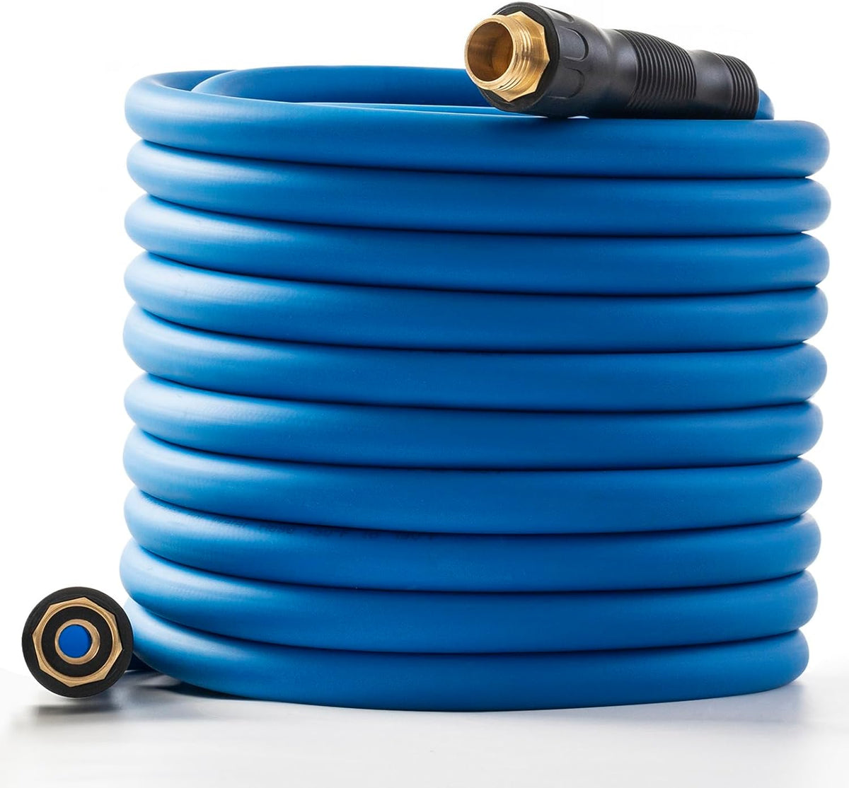 5/8" Hot/Cold Water Hose 100 ft, -50℉ To 190℉ Heavy Duty,Flexible,Burst 600 Psi 3/4" Brass Fittings