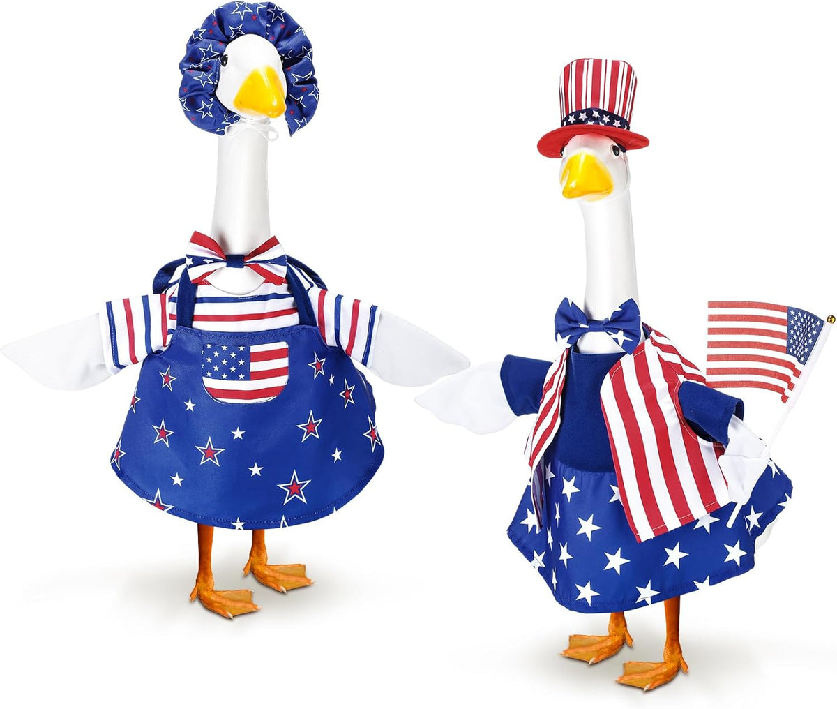 Abbylike Porch Goose Outfits Porch Yard Goose Outfits Clothes Costume Fits Large 23'' Cement for