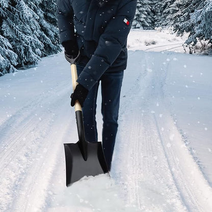 Square Shovel, Shovels for Digging with D-Handle, Overall 41-Inch Long Garden Shovel, Transfer