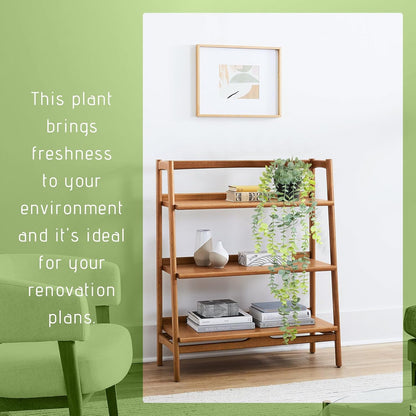 Fake Hanging Eucalyptus Plants Artificial Faux Plants Indoor Small Hanging Greenery Decor for Shelf