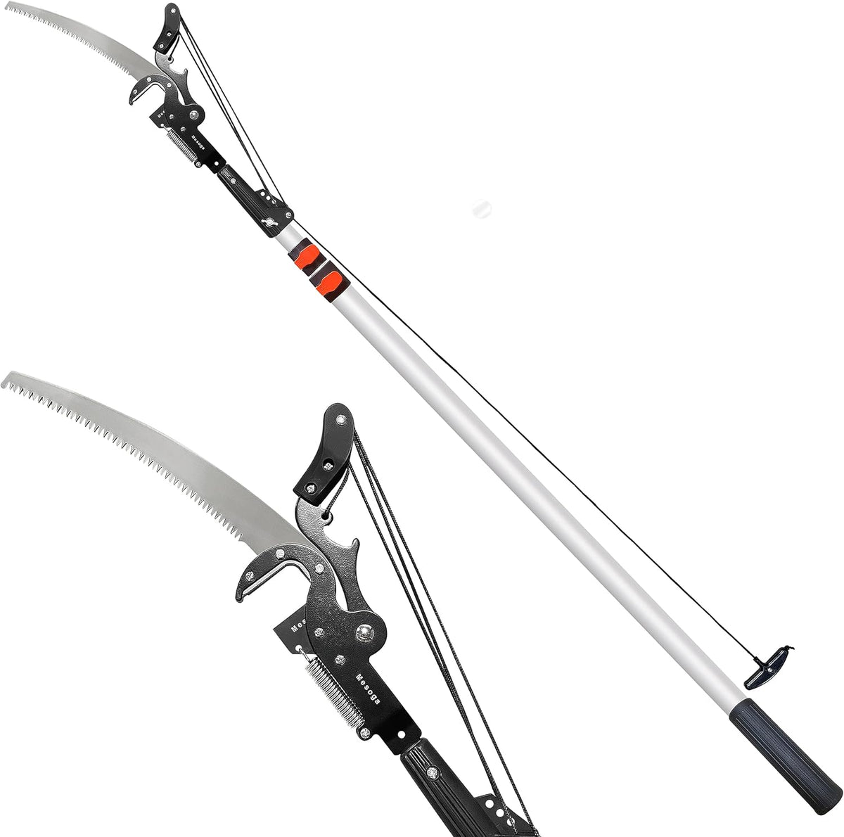 5-13FT Tree Trimmer Telescopic, Pole Saw & Pruner for Trimming, Pruning Saw Extendable, Long Handle