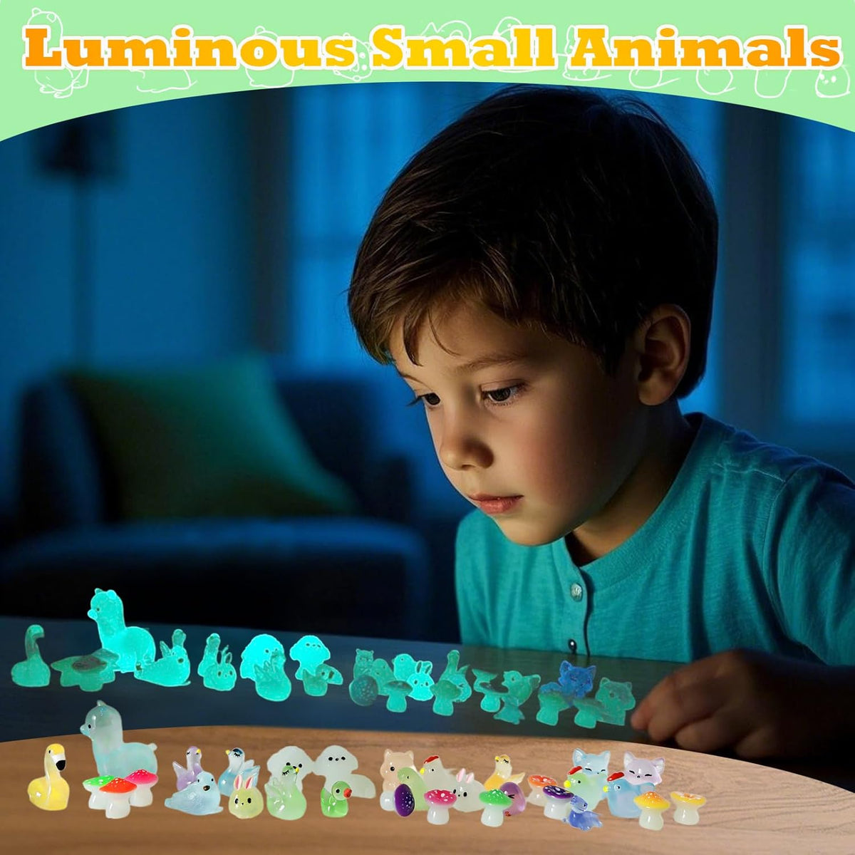 Mini Resin Animals 100 Pcs to Hide Tiny Resin Animals Bulk for Miniature Fairy Garden Accessories