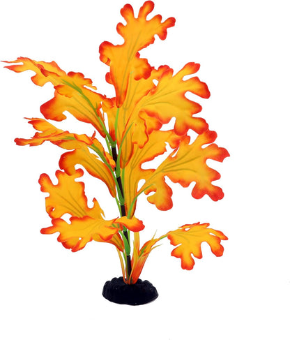 2-Pack 12 Inch Aquarium Silk Aquarium Plants, Artificial Plastic Plant for Small Tank, Goldfish
